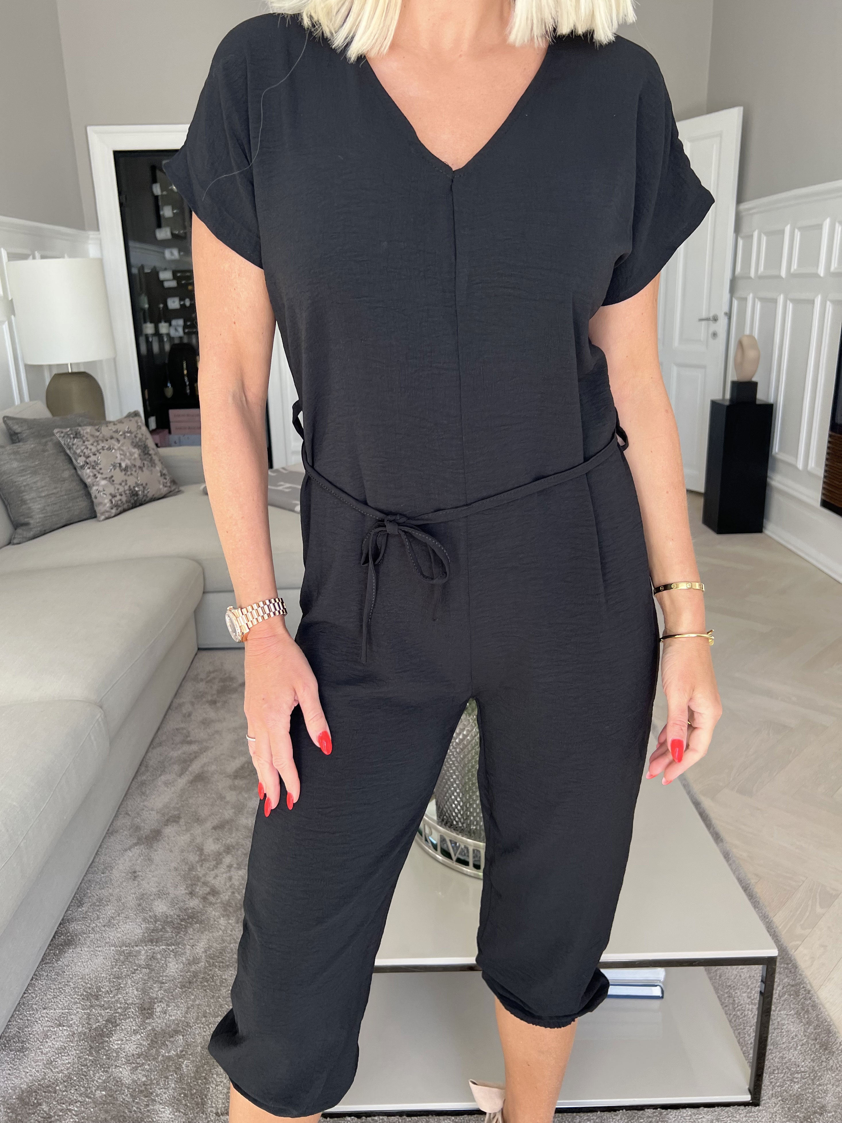 Cuba - Sød buksedragt med bindebånd